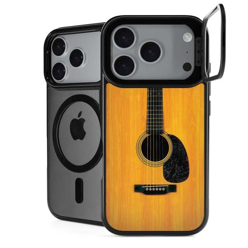 Wood Guitar iPhone 17 Pro Max Kickstand Case