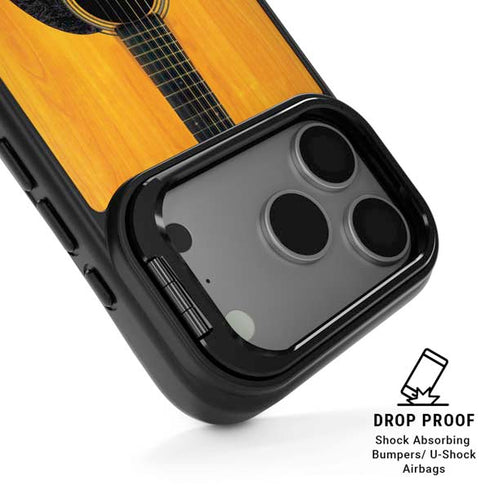 Wood Guitar iPhone 17 Pro Max Kickstand Case