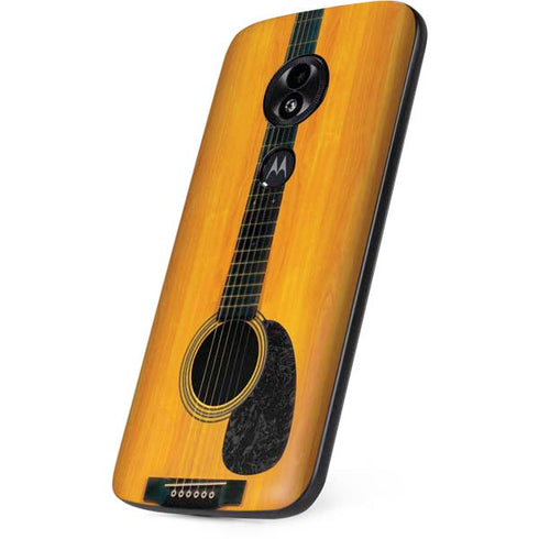 Wood Guitar Moto E5 Play Skin