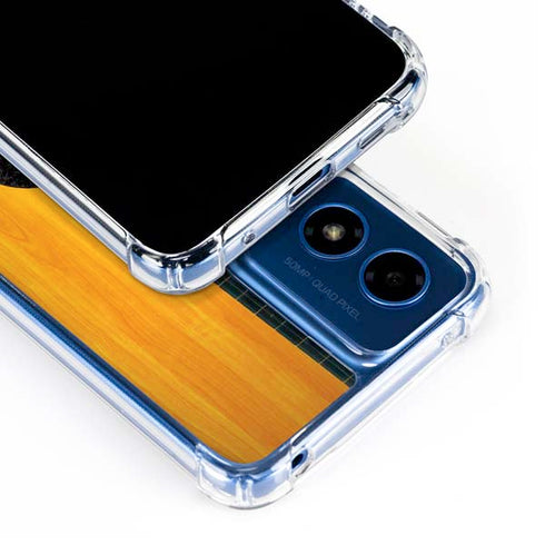 Wood Guitar Moto G 5G (2024) Clear Case