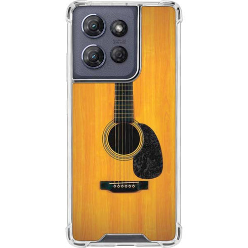 Wood Guitar Moto G Power 5G (2025) Clear Case