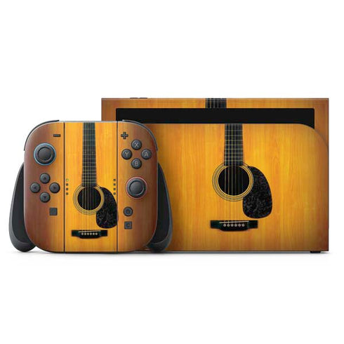 Wood Guitar Nintendo Skins