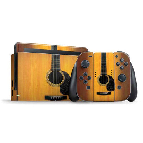 Wood Guitar Nintendo Skins