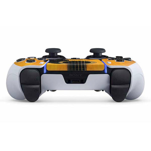 Wood Guitar PS5 DualSense Edge Pro Controller Skin