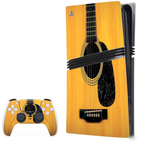 Wood Guitar PS5 Pro Bundle Skin