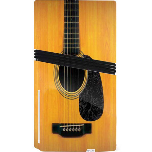 Wood Guitar PS5 Pro Disk Console Skin