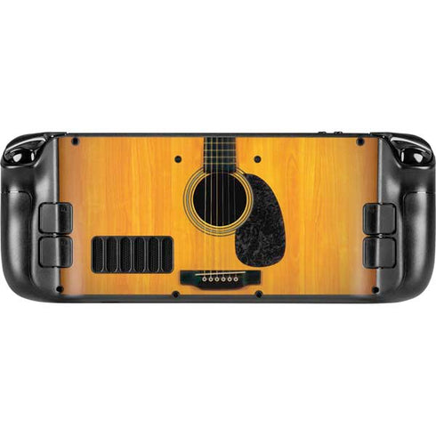 Wood Guitar Steam Deck Handheld Gaming Computer OLED Skin