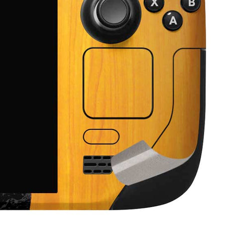 Wood Guitar Steam Deck Handheld Gaming Computer OLED Skin