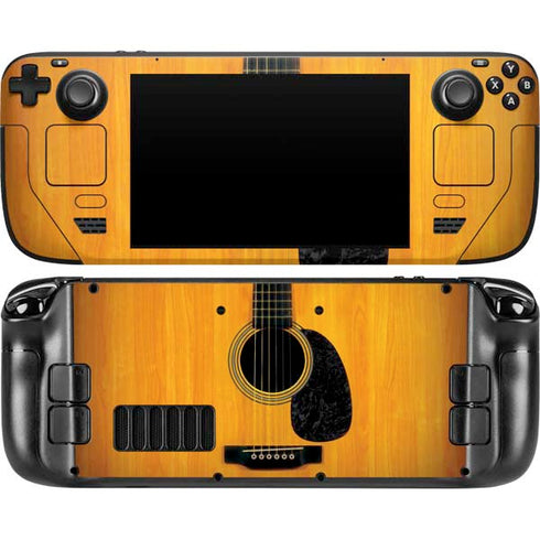 Wood Guitar Steam Deck Handheld Gaming Computer Skin