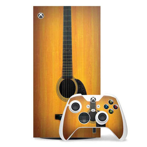 Wood Guitar Xbox Series X Skins