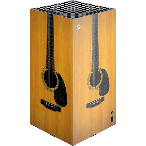 Wood Guitar XBox Series X Digital Edition Console Skin