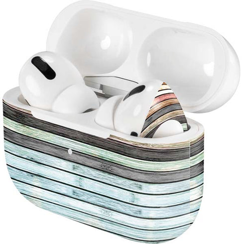 Wooden Stripes AirPods Skins