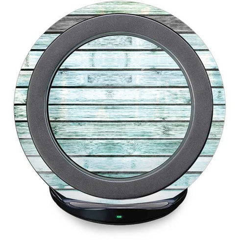 Wooden Stripes Fast Charge Wireless Charging Stand Skin