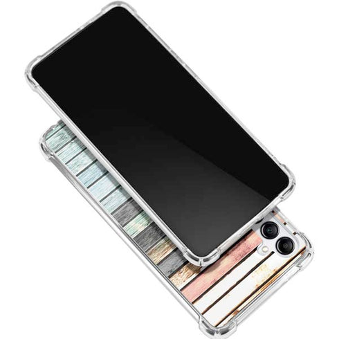 Wooden Stripes Gabb Phone 4 Clear Case