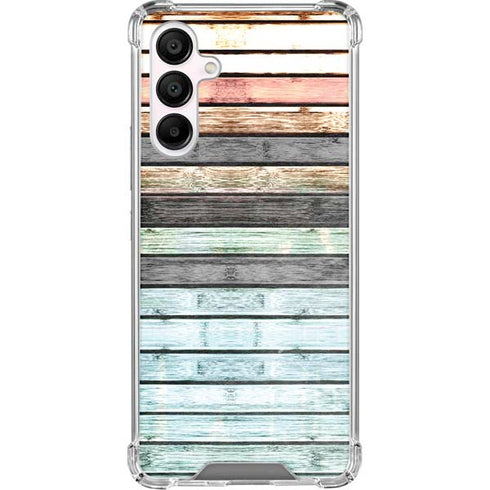 Wooden Stripes Galaxy A16 5G Clear Case