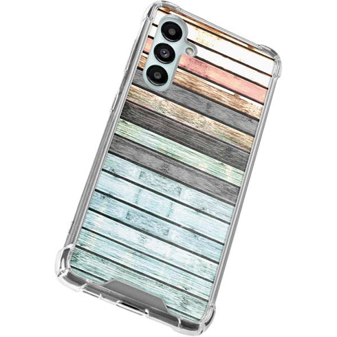 Wooden Stripes Galaxy A16 5G Clear Case