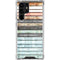 Wooden Stripes Galaxy S23 Ultra Clear Case