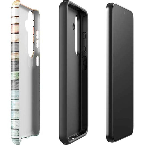 Wooden Stripes Galaxy S25 Plus Impact Case