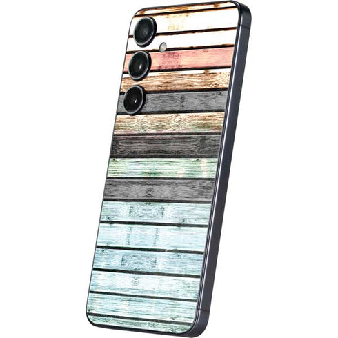 Wooden Stripes Galaxy S24 Skin