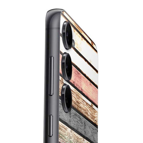 Wooden Stripes Galaxy S24 Skin