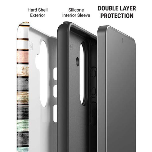 Wooden Stripes Galaxy S26 Impact Case