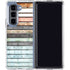 Wooden Stripes Galaxy Z Fold5 5G Clear Case
