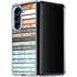 Wooden Stripes Galaxy Z Fold5 5G Clear Case