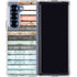 Wooden Stripes Galaxy Z Fold6 Clear Case
