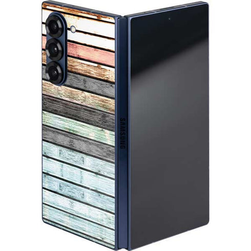 Wooden Stripes Galaxy Z Fold6 Skin
