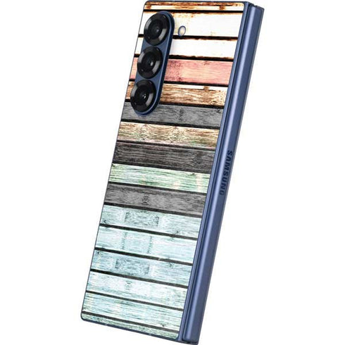 Wooden Stripes Galaxy Z Fold6 Skin