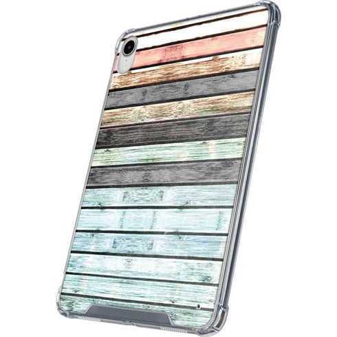 Wooden Stripes iPad 11th Gen (2025) Clear Case