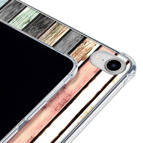 Wooden Stripes iPad 11th Gen (2025) Clear Case