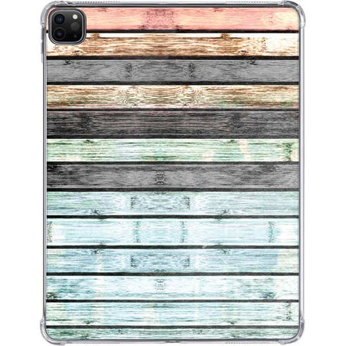 Wooden Stripes iPad Pro 11in (2024) Clear Case