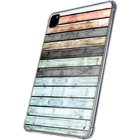 Wooden Stripes iPad Pro 11in (2024) Clear Case
