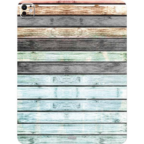 Wooden Stripes iPad Pro 13in M4 (2024) Skin
