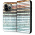 Wooden Stripes iPhone 13 Pro Folio Case