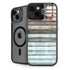 Wooden Stripes iPhone 14 Kickstand Case