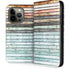 Wooden Stripes iPhone 14 Pro Folio Case