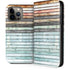 Wooden Stripes iPhone 14 Pro Max Folio Case