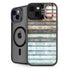 Wooden Stripes iPhone 15 Kickstand Case