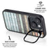 Wooden Stripes iPhone 15 Kickstand Case