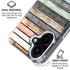 Wooden Stripes iPhone 16 Plus Clear Case