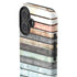 Wooden Stripes iPhone 16 Plus Impact Case