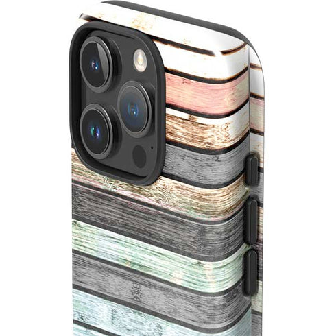 Wooden Stripes iPhone 16 Pro Impact Case