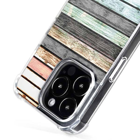 Wooden Stripes iPhone 16 Pro MagSafe Case