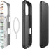 Wooden Stripes iPhone 16 Pro Magsafe Impact Case