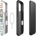 Wooden Stripes iPhone 16 Pro Max Magsafe Impact Case