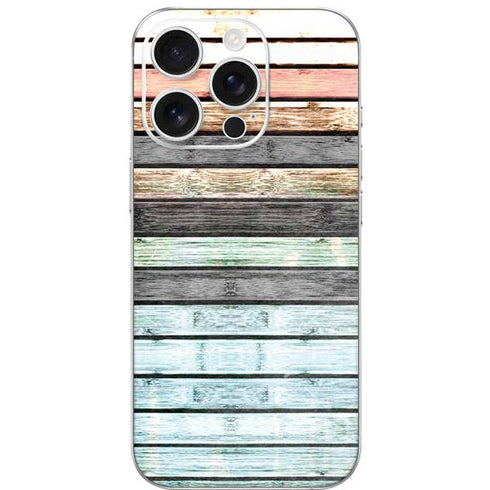 Wooden Stripes iPhone 16 Pro Skin