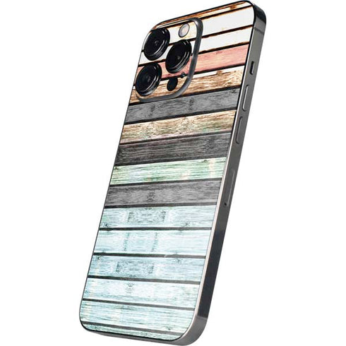Wooden Stripes iPhone 16 Pro Skin
