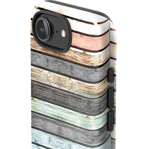 Wooden Stripes iPhone 16e Impact Case
